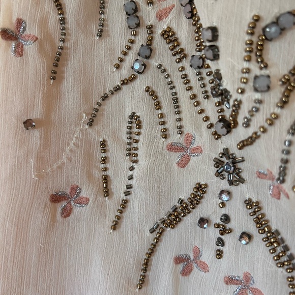 Abercrombie & Fitch Cream Embellished Camisole - Picture 4 of 6